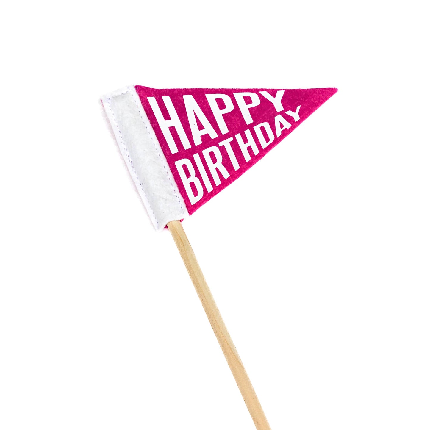 Tiny Message Pennant Flag | Wool Blend, Handmade in USA