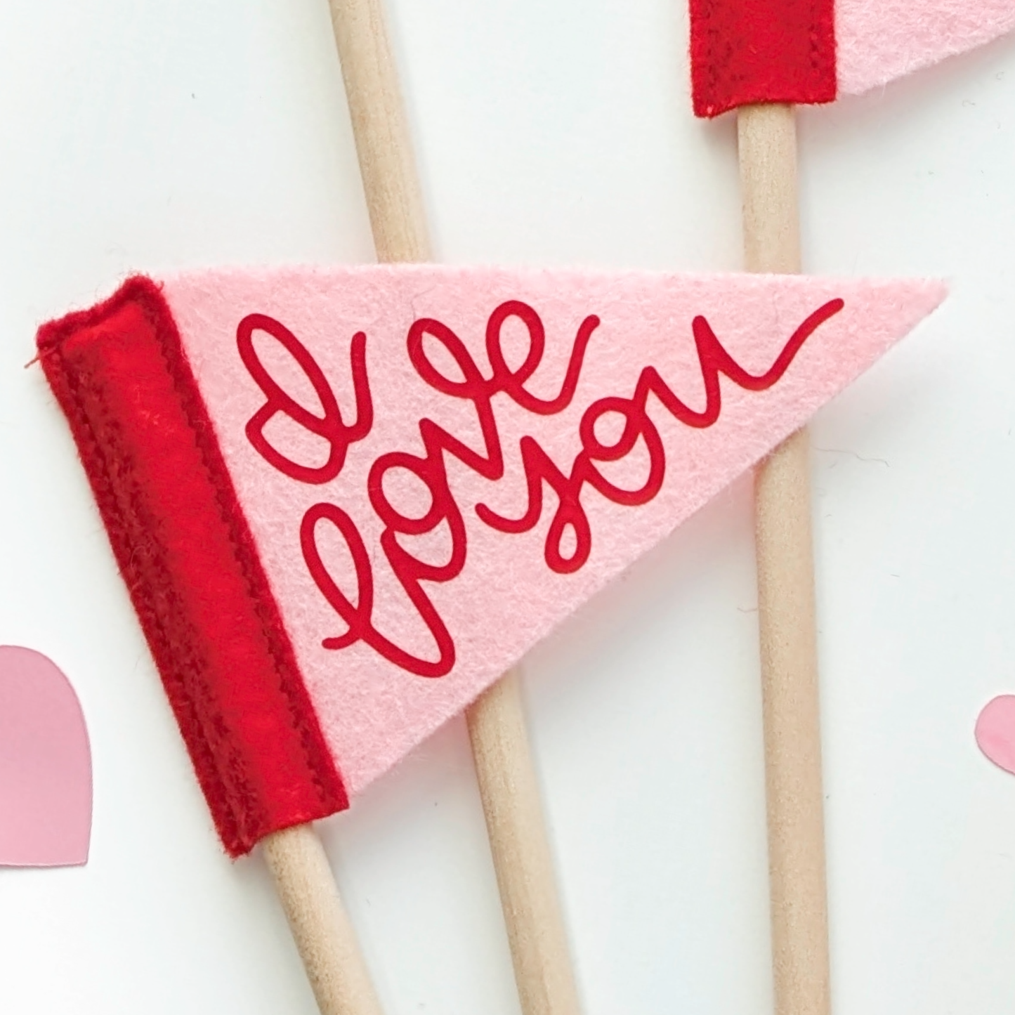 Love Tiny Flag Pennants | Floral Bouquets & More