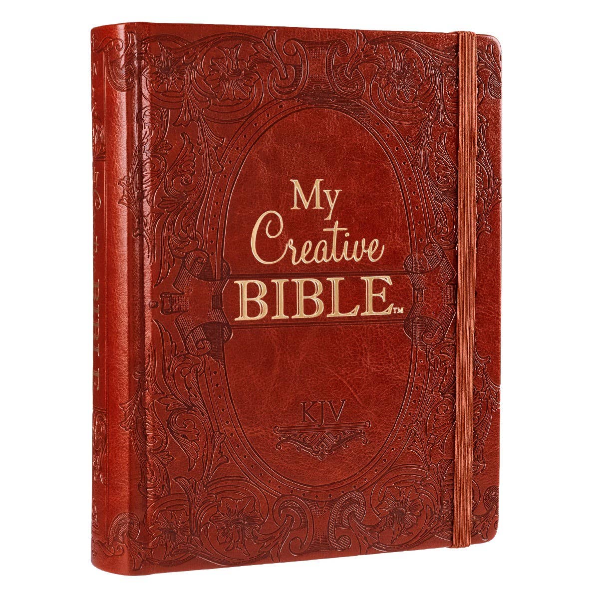 KJV My Creative Bible - Faux Leather Hardcover, Saddle Tan