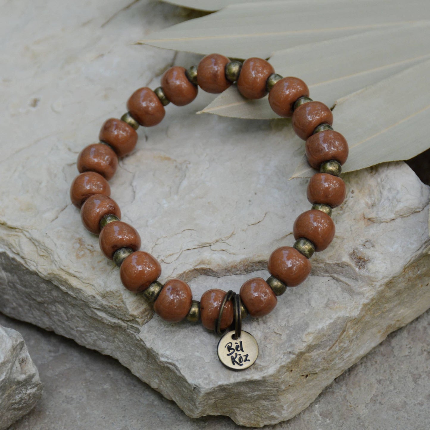 Auburn | NOT TODAY SATAN | Bel Koz Round Clay Bead Bracelet