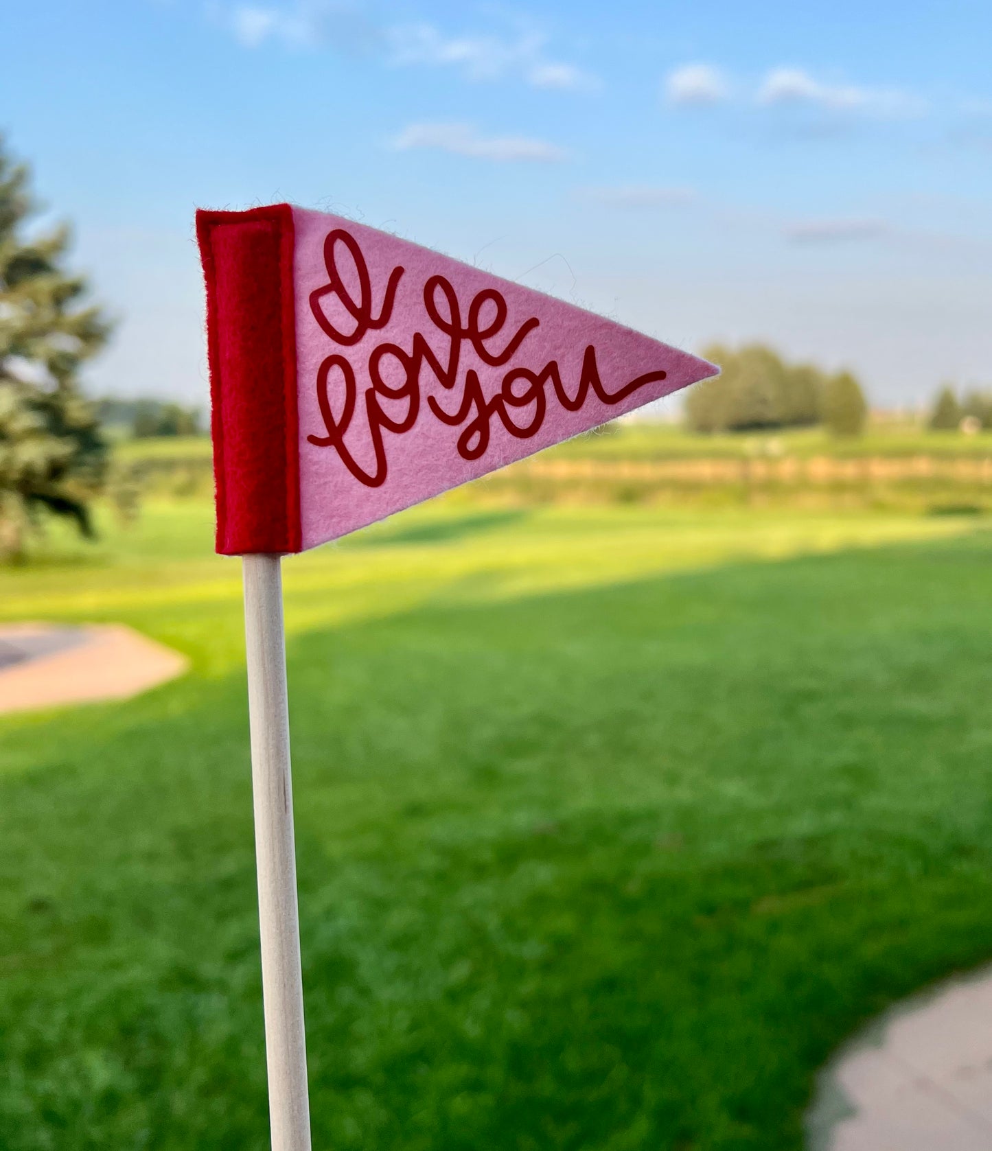 Love Tiny Flag Pennants | Floral Bouquets & More