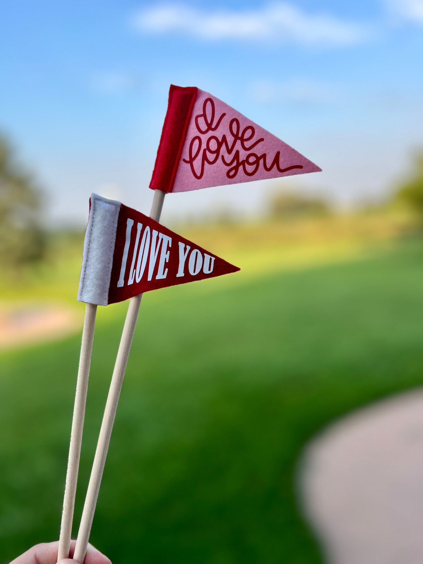 Love Tiny Flag Pennants | Floral Bouquets & More