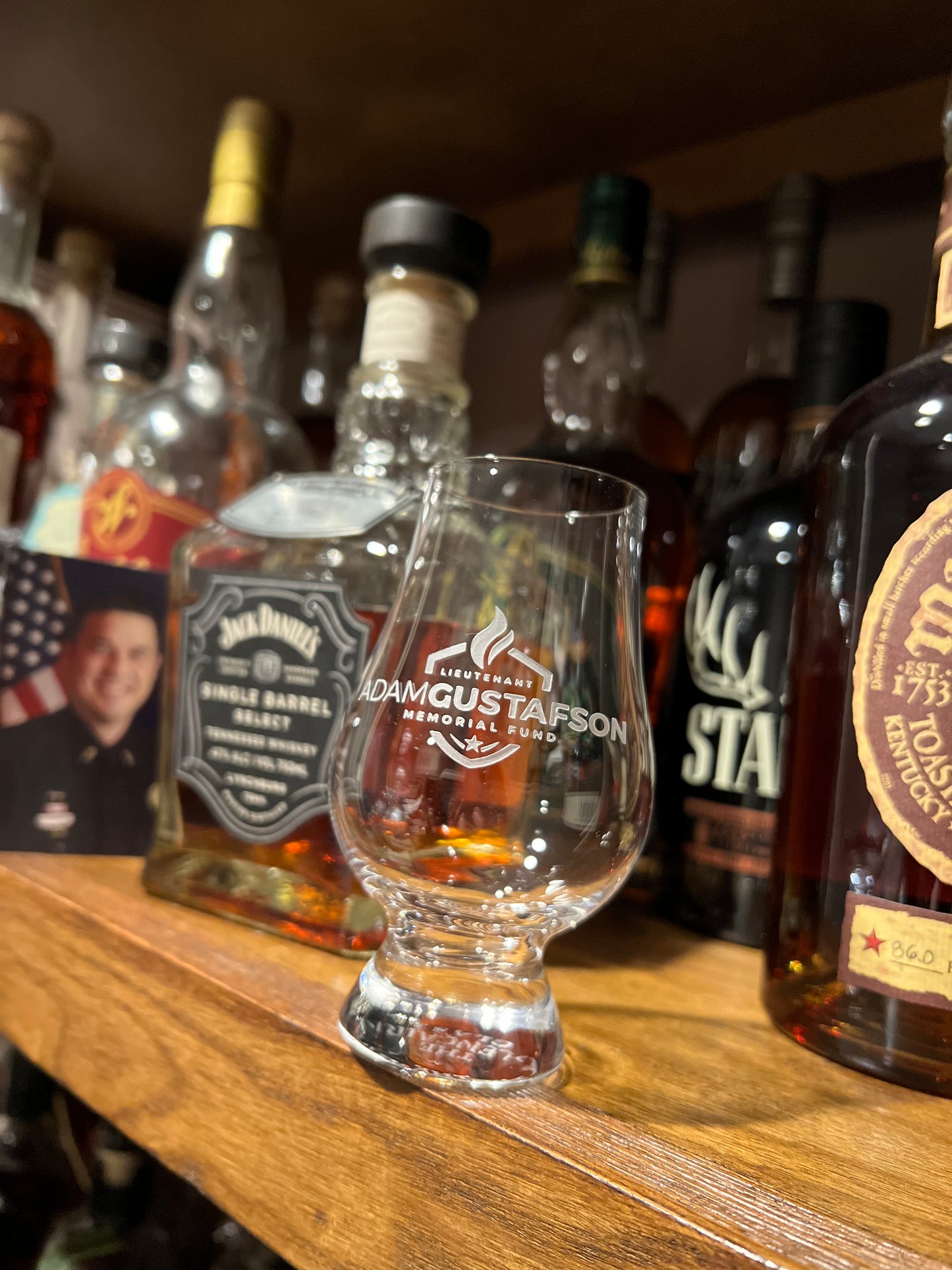 LAGMF Glencairn Whiskey Glass