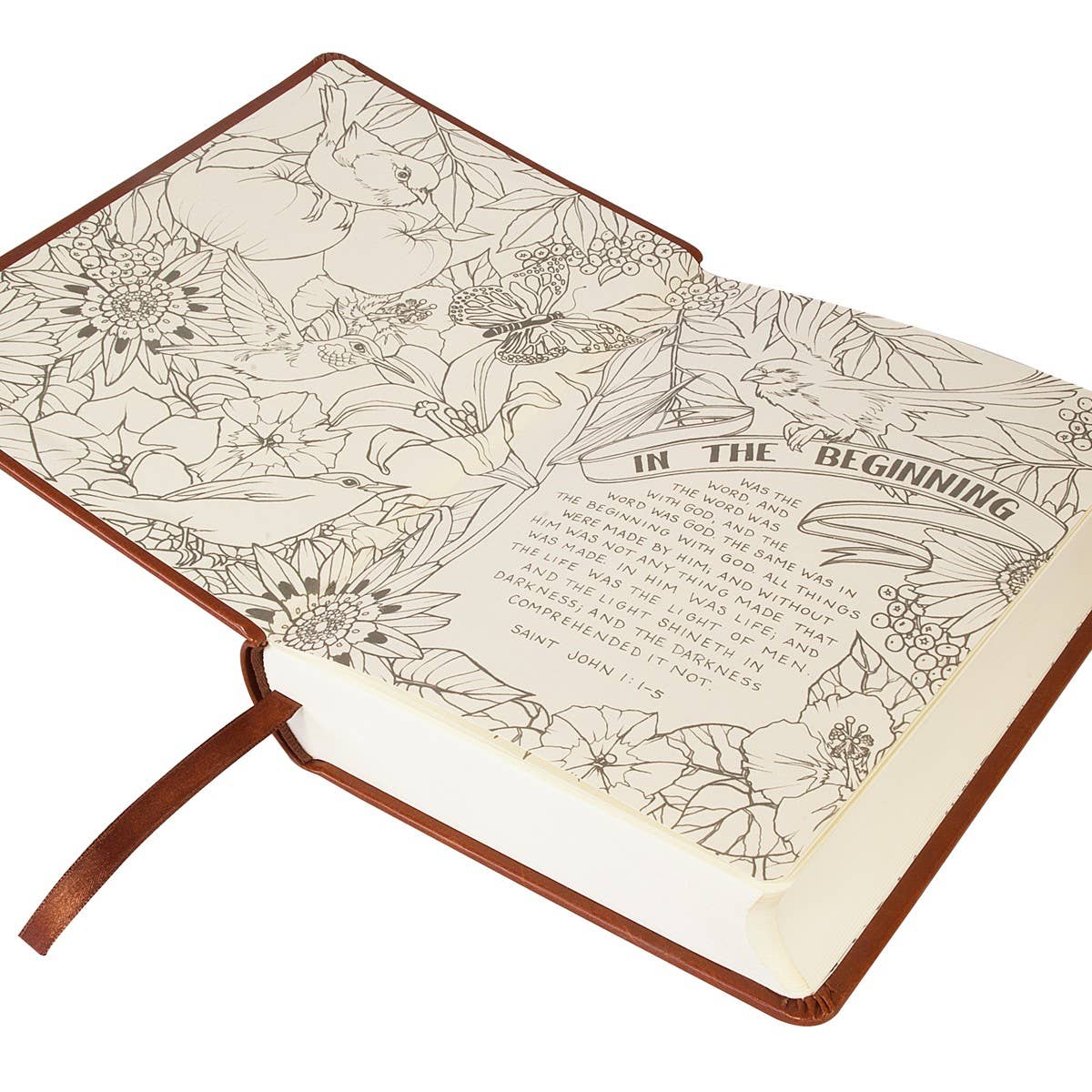 KJV My Creative Bible - Faux Leather Hardcover, Saddle Tan