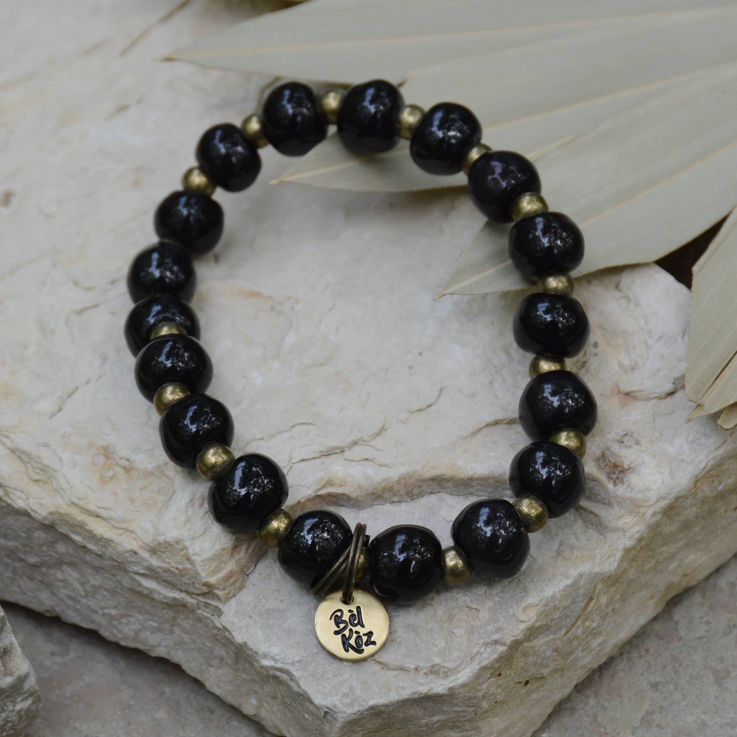 Blackout | FIERCE | Bel Koz Round Clay Bead Bracelet