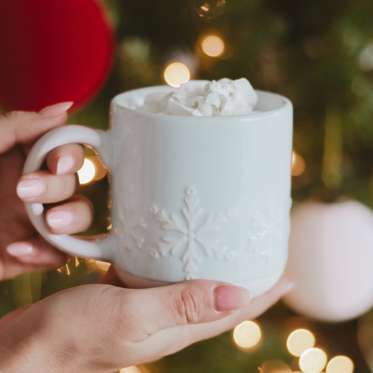 *NEW* Snowflakes Stoneware Coffee Mug