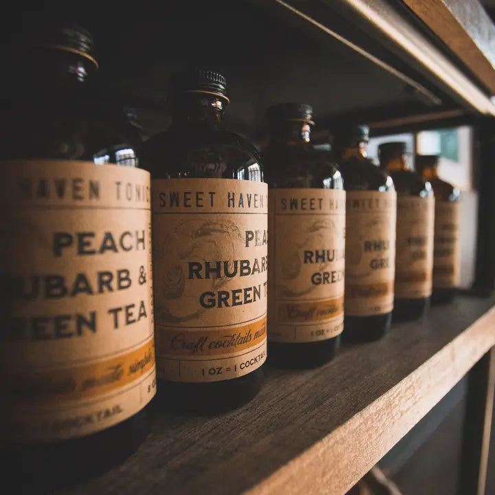 *NEW* Peach Rhubarb & Green Tea - Sweet Haven Tonic