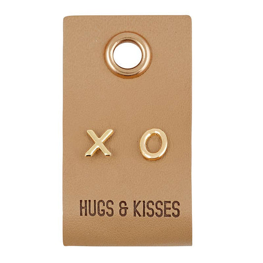 *NEW* Leather Tag Earrings -XO