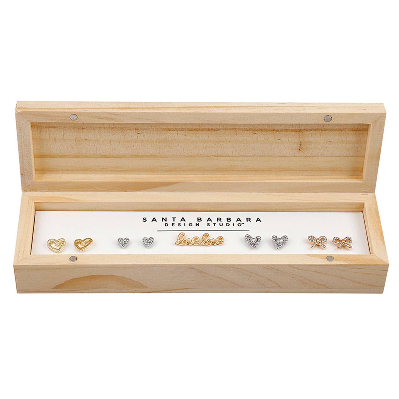 Boxed Earring Set - Hearts