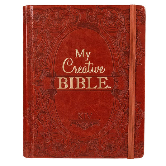 KJV My Creative Bible - Faux Leather Hardcover, Saddle Tan