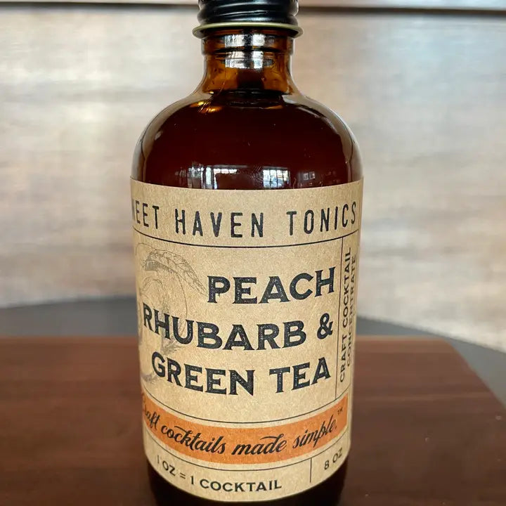 *NEW* Peach Rhubarb & Green Tea - Sweet Haven Tonic